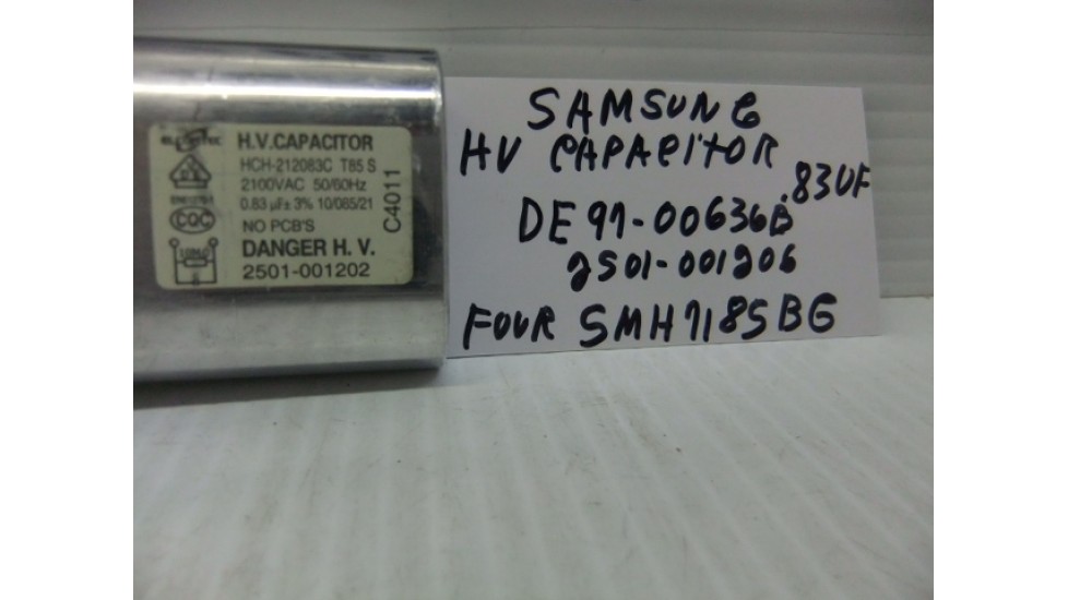 Samsung DE97-00636B HV capacitor .83UF